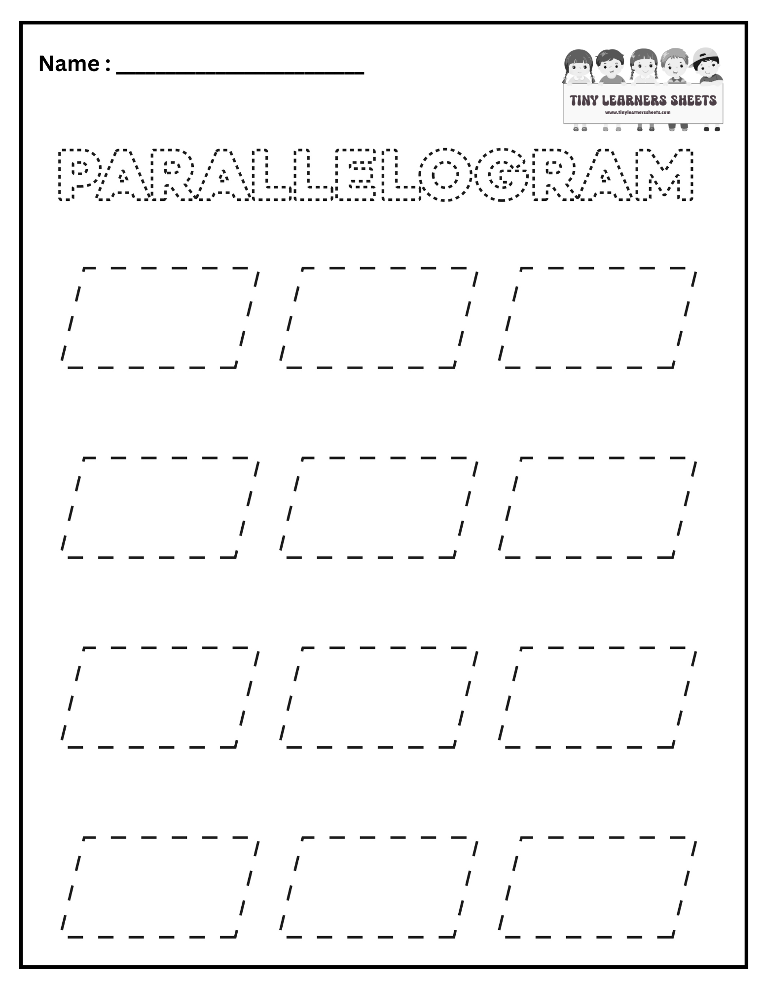 Trace Paralellogram Shape